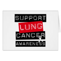 Support Lung Cancer Awareness Cards