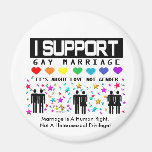 Support Marriage Refrigerator Magnets