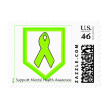 "Support Mental Health Awareness" Postage