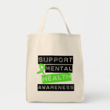 Support Mental Health Awareness Tote Bag