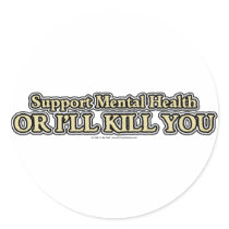 Support Mental Health stickers