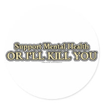 Support Mental Health stickers