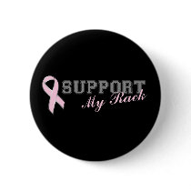 Support My Rack Breast Cancer Button buttons