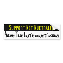 Support Net Neutrality - Savetheinternet.com bumper stickers