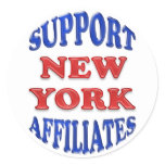 Support New York Affiliates Stickers