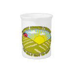 Support Organic Farming Drink Pitcher