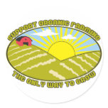 Support Organic Farming Sticker