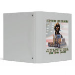 Support Our American Troops Binder
