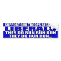 Support Our Troops Against Liberals Bumper Sticker bumper stickers by jjackson72 Support Our Troops Against Liberals Bumper Sticker bumper stickers