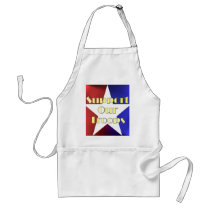 Support Our Troops aprons