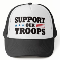 Support Our Troops - Black hats by visualnewbie Support Our Troops - Black hats