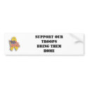 Support Our Troops: Bring Them Home bumper stickers by LemonPie501 Support Our Troops: Bring Them Home bumper stickers