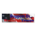 Support Our Troops Bumper Sticker bumper stickers