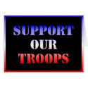 Support Our Troops cards