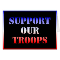 Support Our Troops cards