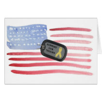 Support Our Troops Card