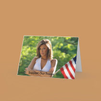 Support our troops cards
