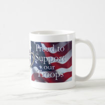 Support Our Troops Coffee Mug by radgirl Support Our Troops Coffee Mug