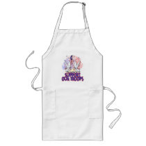 "Support Our Troops" Every Heart Beats True Aprons