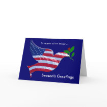 Support our Troops Holiday Card