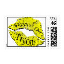 Support our Troops Lips postage