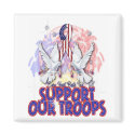 "Support Our Troops" Magnet by kokobaby "Support Our Troops" Magnet