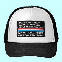 SUPPORT OUR TROOPS hats