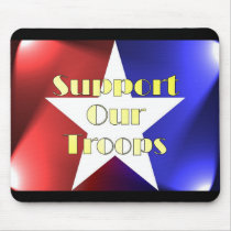 Support Our Troops mousepads
