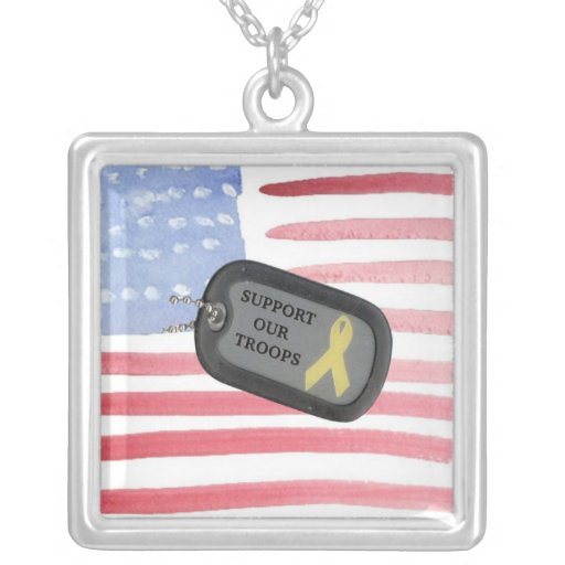 Support Our Troops Pendants