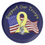 Support Our Troops Plate