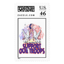 Support Our Troops Postage Stamps