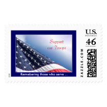 Support our Troops - Postage Stamp
