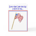 Support Our Troops Soldier American War Flag cards