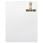 Support Our Troops Speech Letterhead