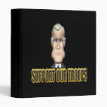 Support Our Troops Speech Vinyl Binder