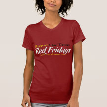 Support Our Troops Tee with Yellow