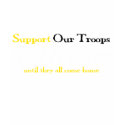 Support Our Troops Tee with Yellow t-shirts