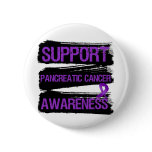 Support Pancreatic Cancer Awareness Grunge buttons