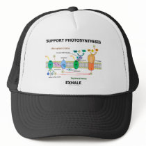 Support Photosynthesis Exhale (Environmental) Trucker Hats