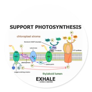 Support Photosynthesis Exhale (Environmental) sticker