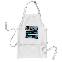 Support Prostate Cancer Awareness Grunge Apron