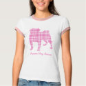 Support Pug Rescue Pugs N Pals Pink Plaid Pug Tees t-shirts