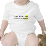 Support Red Friday (Support My Mommy) Baby Bodysuits