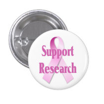 Support Research Breast Cancer Button buttons