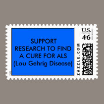 SUPPORT  RESEARCH TO FIND A CURE FOR ALS (Lou G... postage