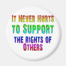 Support Rights of Others Magnets