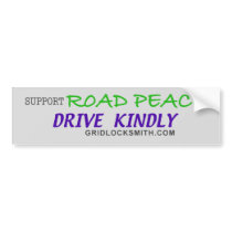 SUPPORT ROAD PEACE bumper stickers