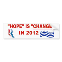 Support Romney in 2012 Bumper Sticker