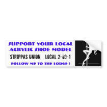 support shoe models bumper stickers by sterlingdeville support shoe models bumper stickers