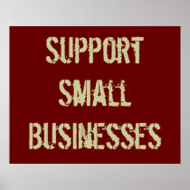 Support Small Businesses Poster